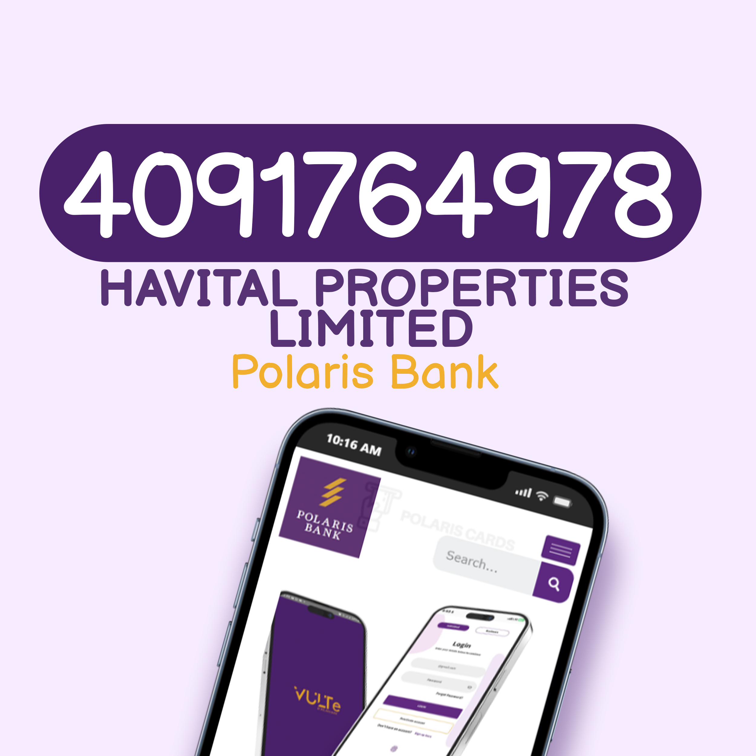 Havital Banck Details f